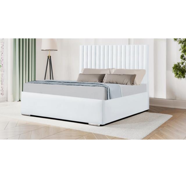 Lainey Bed Latitude Run Colour: White, Size: Super King (6') on Productcaster.