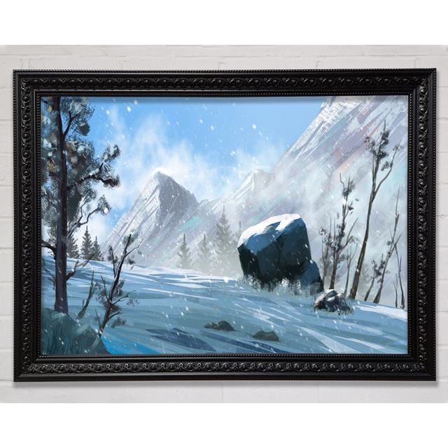 The Snowy Mountain Dust Framed Print Bright Star Size: 84.1cm H x 118.9cm W on Productcaster.