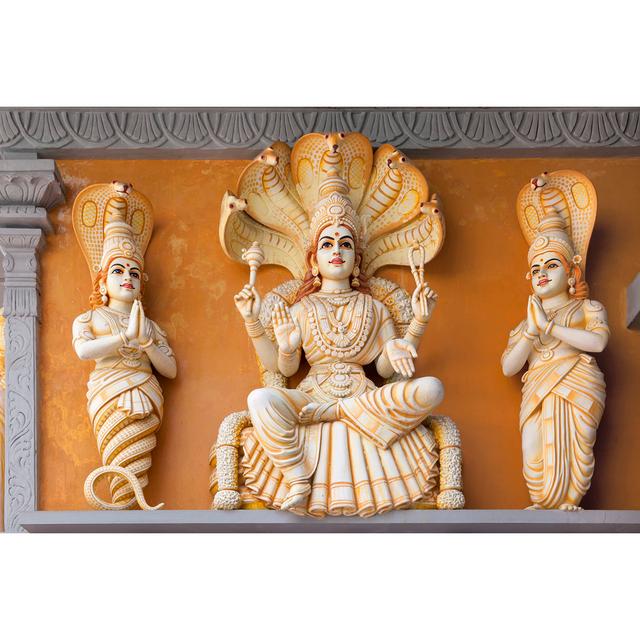 Hindu God Patanjali Statue Ebern Designs Size: 20cm H x 30cm W x 3.8cm D on Productcaster.