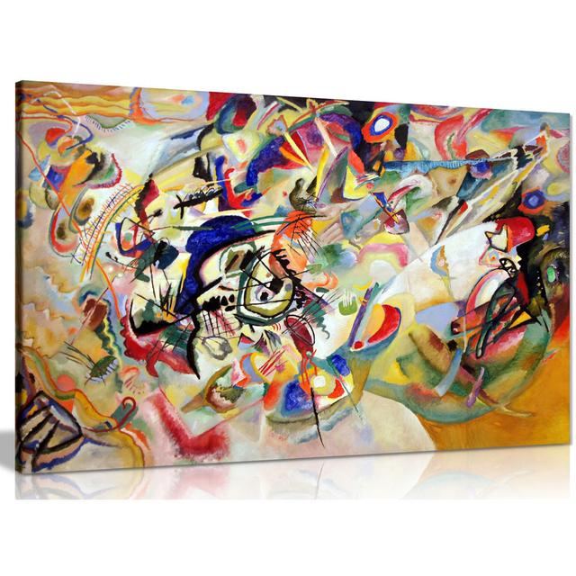 Composition Vii By Wassily Kandinsky Canvas Wall Art Picture Print Panther Print Size: 61cm H x 91cm W on Productcaster.