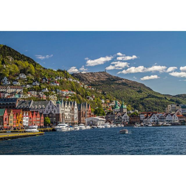 Bergen by Tinieder - Wrapped Canvas Photograph Latitude Run Size: 51cm H x 76cm W on Productcaster.