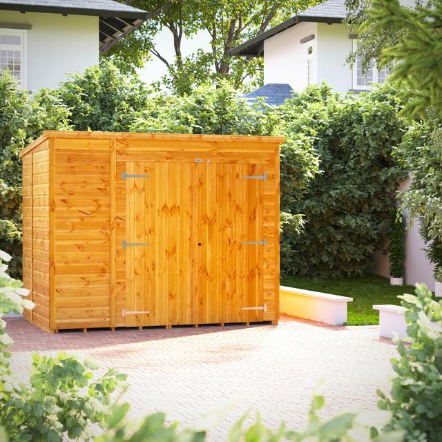 5.3 ft. W x 8.3 ft. D Solid Wood Tongue & Groove Pent Garden Shed POWERSHEDS on Productcaster.