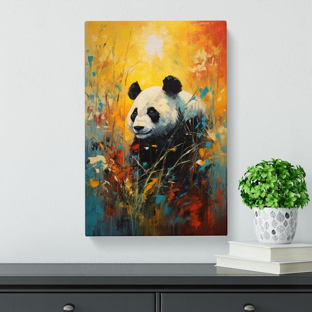 Panda Expressionism - Print Latitude Vive Size: 76cm H x 50cm W x 3cm D on Productcaster.