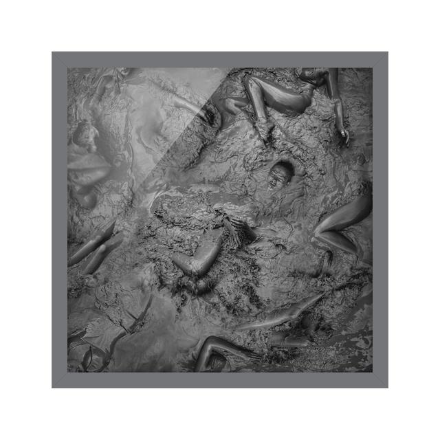 Churning Bath - Picture Frame Graphic Art Rosalind Wheeler Frame Option: Grey Framed, Size: 70cm H x 70cm W x 2cm D on Productcaster.