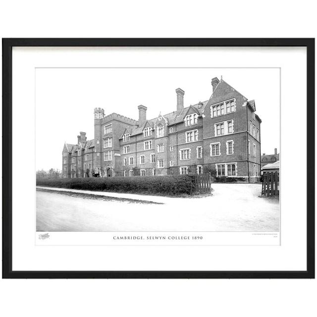 Cambridge, Selwyn College 1890 by Francis Frith - Single Picture Frame Print The Francis Frith Collection Size: 28cm H x 36cm W x 2.3cm D on Productcaster.