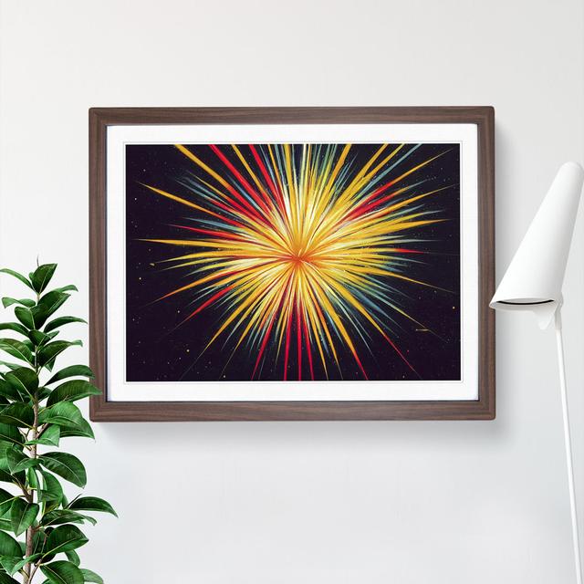 An Enchanting Firework - Picture Frame Graphic Art Metro Lane Size: 34cm H x 46cm W x 2cm D, Frame Option: Black on Productcaster.