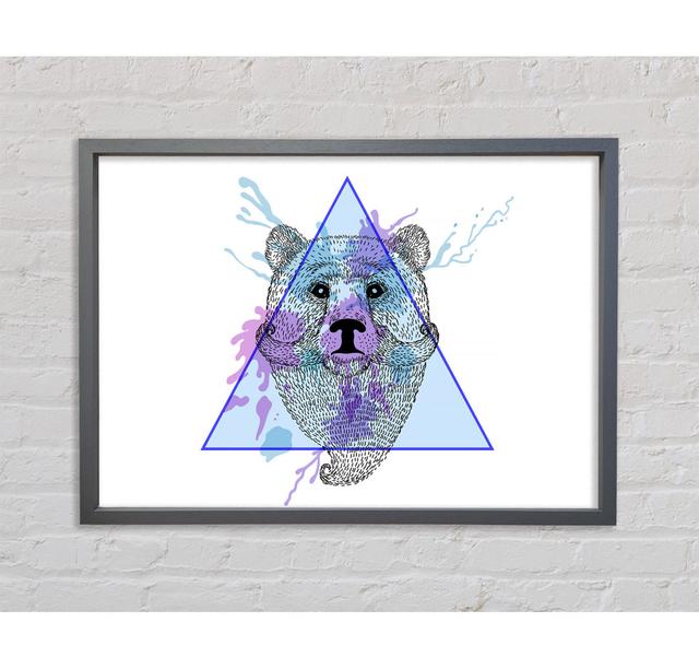 Bear Mustache - Single Picture Frame Art Prints on Canvas Rosalind Wheeler Size: 59.7cm H x 84.1cm W x 3.3cm D on Productcaster.