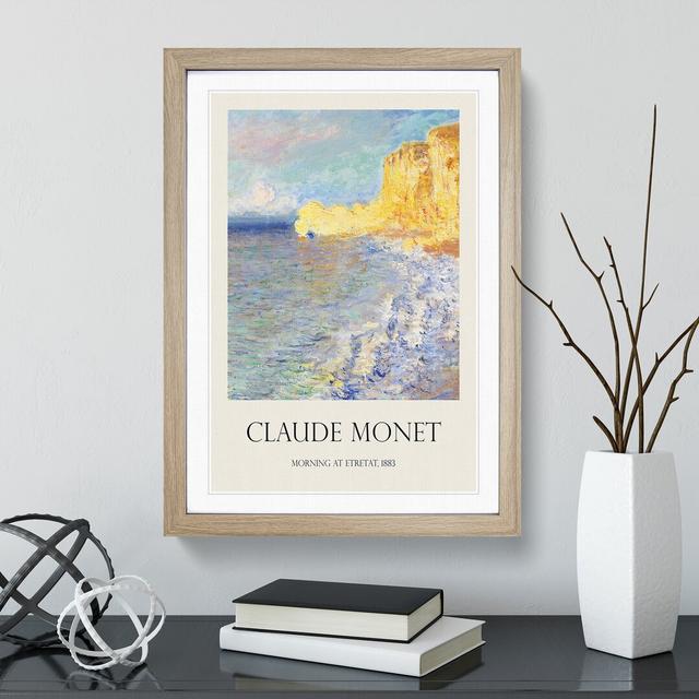 Morning in Etretat by Claude Monet - Picture Frame Painting East Urban Home Size: 65cm H x 48cm W x 2cm D on Productcaster.