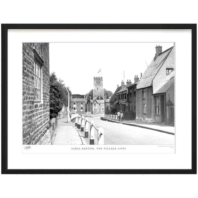 'Earls Barton, the Village C1955' by Francis Frith - Picture Frame Photograph Print on Paper The Francis Frith Collection Size: 40cm H x 50cm W x 2.3c on Productcaster.