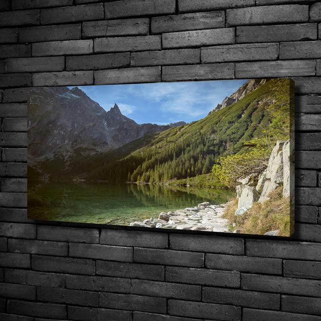 Sea Eye of the Tatra Mountains - Wrapped Canvas Art Prints Alpen Home on Productcaster.