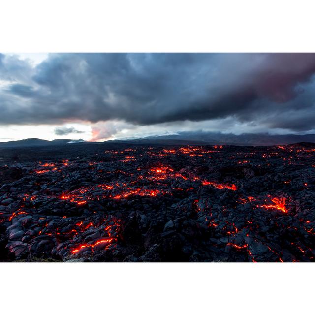 Volcano Tolbachik by VittoriaChe - Wrapped Canvas Print Ebern Designs Size: 51cm H x 76cm W on Productcaster.