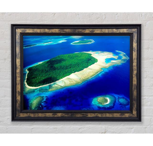 Paradise Islands - Print Bright Star Size: 42cm H x 59.7cm W x 8cm D on Productcaster.