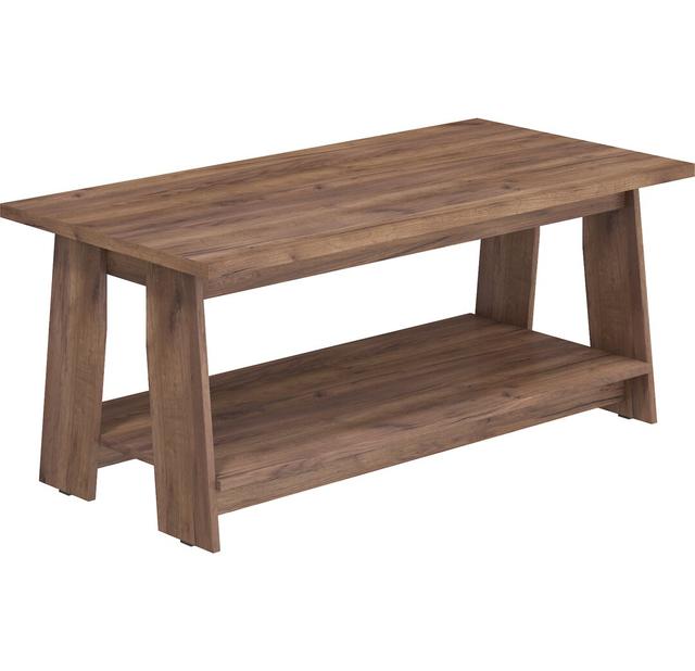 Hazen Coffee Table with Storage Brambly Cottage Colour: Craft Tobacco on Productcaster.