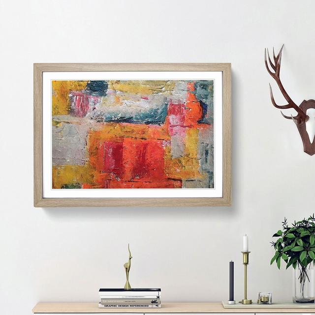 Abstract Vol.326 by S.Johnson - Picture Frame Painting Print on Paper East Urban Home Size: 33cm H x 45cm W x 2cm D, Frame Option: Oak Framed on Productcaster.