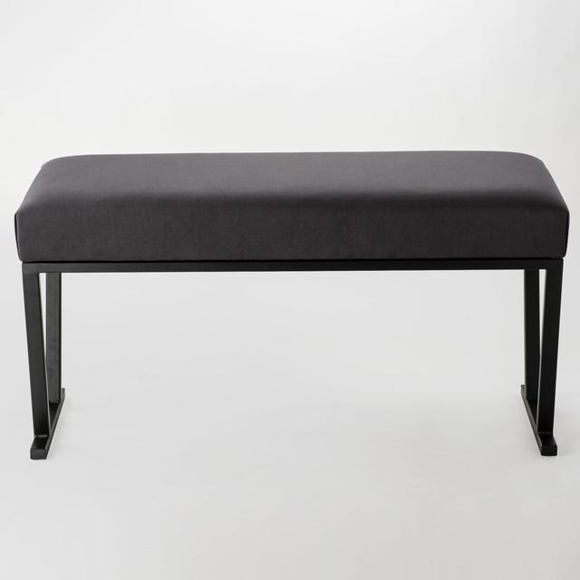 Figg Upholstered Bench Ebern Designs Size: H45 x W80 x D35cm on Productcaster.