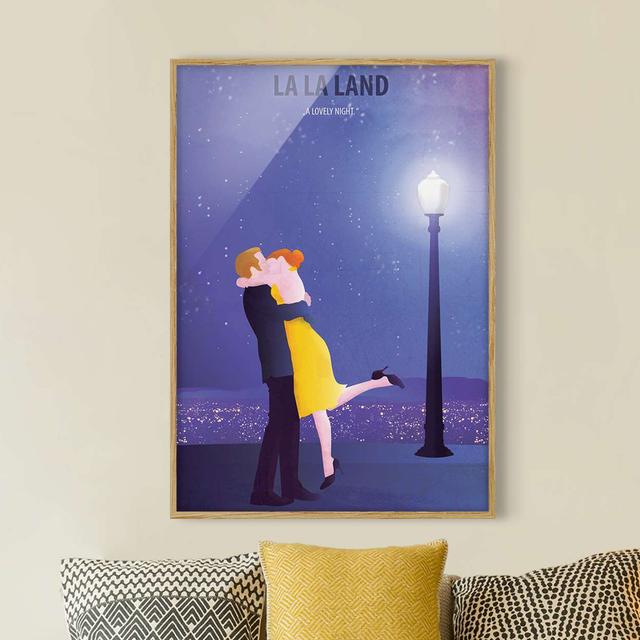 Movie Poster La La Land II - Picture Frame Graphic Art on Paper Bilderwelten Frame Option: Brown Framed, Size: 40cm H x 30cm W x 2cm D on Productcaster.