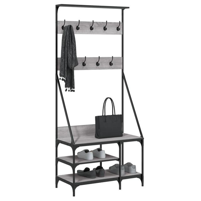 Retherford 80cm Clothes Racks Borough Wharf Colour: Grey Sonoma on Productcaster.