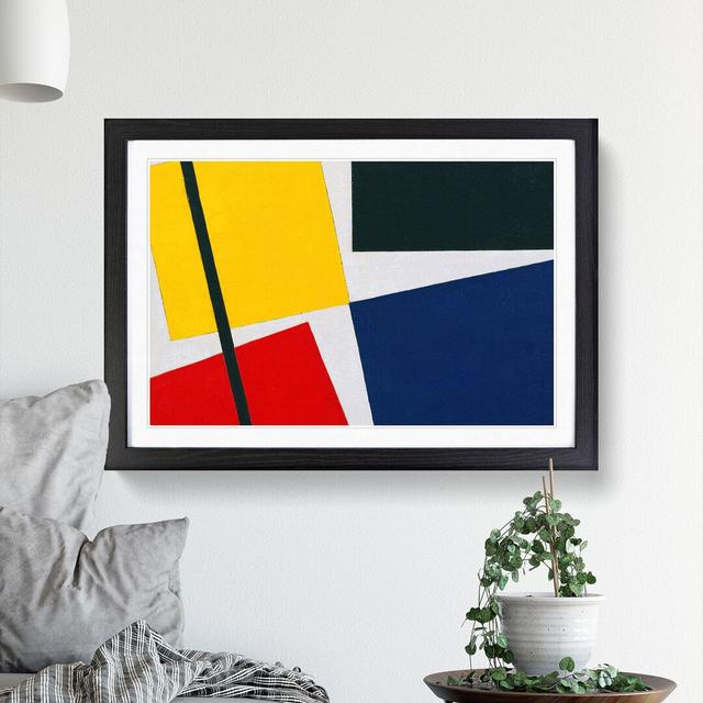 Composition Vol.2 by Theo Van Doesburg - Picture Frame Graphic Art East Urban Home Size: 27cm H x 36cm W x 2cm D, Frame Option: Black Framed on Productcaster.