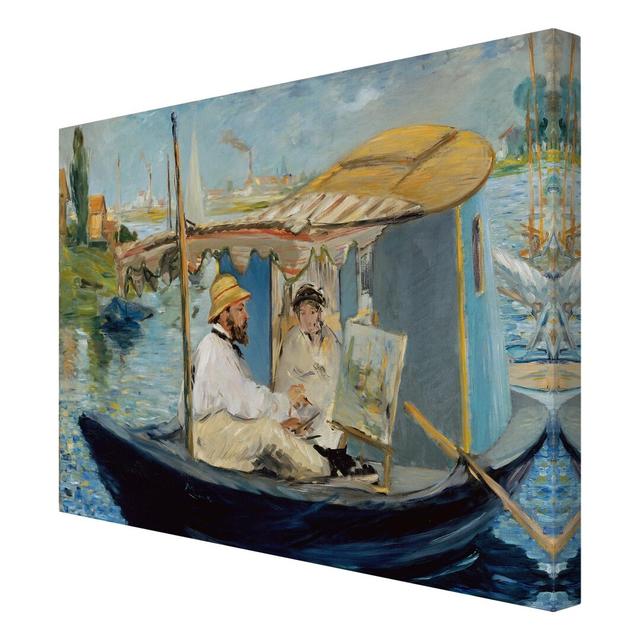 The Barque by Edouard Manet - Wrapped Canvas Graphic Art Print East Urban Home Size: 100cm L x 75cm W on Productcaster.