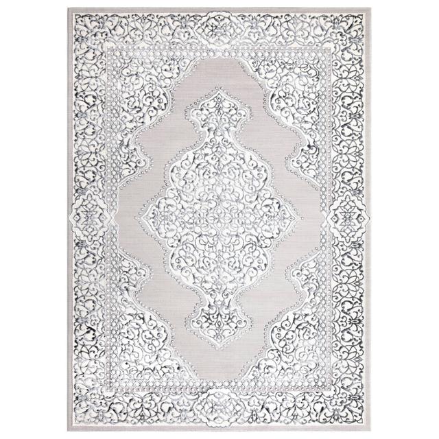 Beola Grey Area Rug Latitude Vive Rug Size: Rectangle 80 x 150cm on Productcaster.