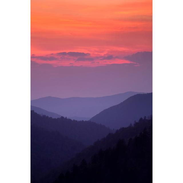 Smoky Mountain Sunset by AndrewSoundarajan - Wrapped Canvas Print Alpen Home Size: 81cm H x 122cm W x 3.8cm D on Productcaster.