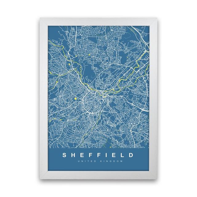 Sheffield II - Graphic Art Print Borough Wharf Format: White Paper, Size: 63cm H x 46cm W x 3cm D on Productcaster.