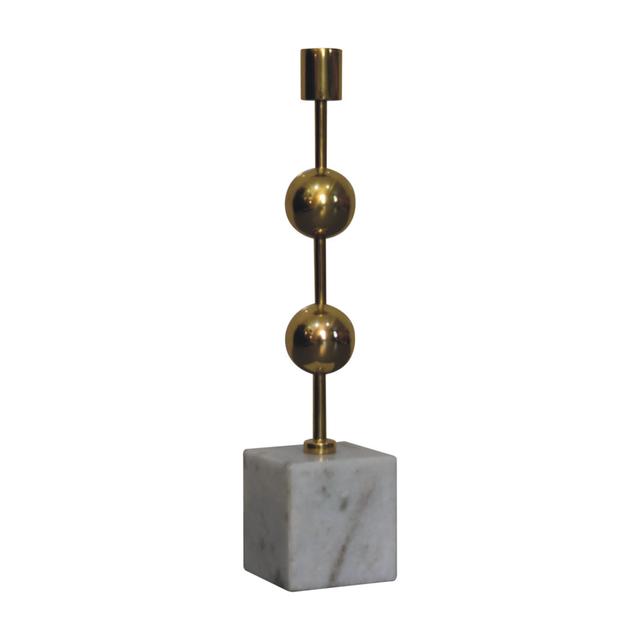 33Cm Marble Tabletop Candlestick Fairmont Park on Productcaster.