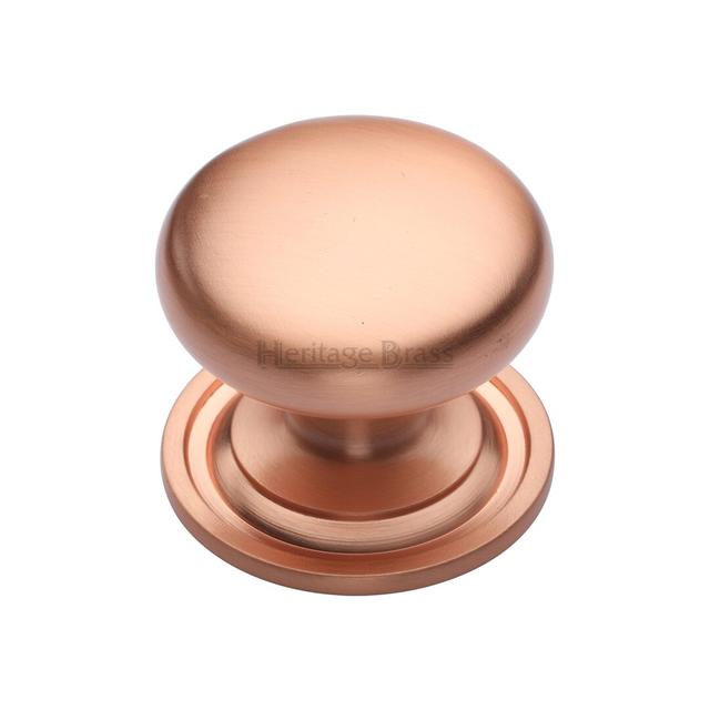 Heritage Cabinet Knob Round Design Heritage Brass Finish: Matt Bronze, Size: 2.8cm H x 3.2cm W x 3.2cm D on Productcaster.