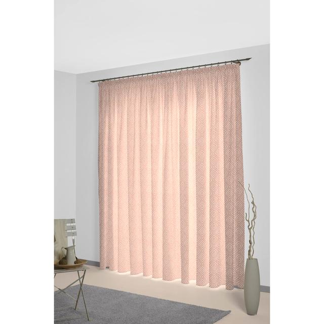 Abha Room Darkening Curtains Panel Gracie Oaks Panel Size: 245cm H x 132cm W, Curtain Colour: Terra on Productcaster.