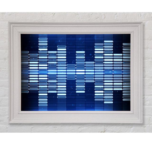 Sound Bar Blues Framed Print Ivy Bronx Size: 100.1cm H x 141.4cm W on Productcaster.