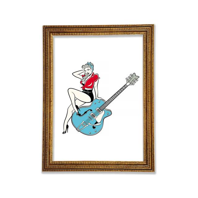 Blues Babe - Single Picture Frame Art Prints Bright Star Size: 118.9cm H x 84.1cm W x 3cm D on Productcaster.