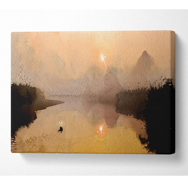 Wrapped Canvas Art Prints Alpen Home Size: 50.8cm H x 81.3cm W on Productcaster.