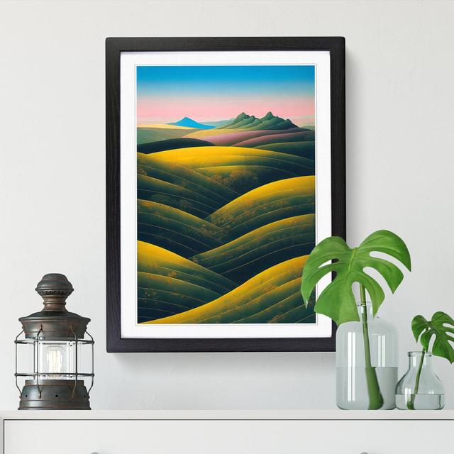 Spring Landscape Views Vol.1 - Single Picture Frame Print Alpen Home Frame Option: Oak, Size: 64cm H x 46cm W x 2cm D on Productcaster.