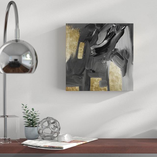 'Mighty Gold' by Oliver Gal - Painting Print East Urban Home Size: 30cm H x 30cm W x 4cm D, Format: Wrapped Canvas on Productcaster.