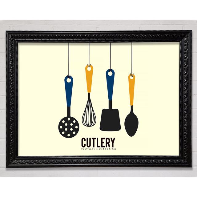 Utensils 15 - Print Bright Star Size: 29.7cm H x 42cm W on Productcaster.