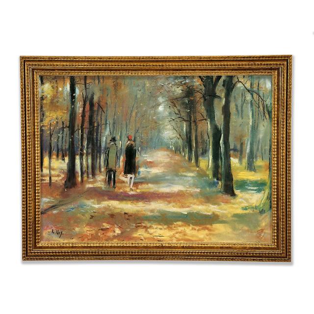 Lesser Ury Couple Walking In The Woods - Single Picture Frame Art Prints Bright Star Size: 29.1cm H x 42cm W on Productcaster.