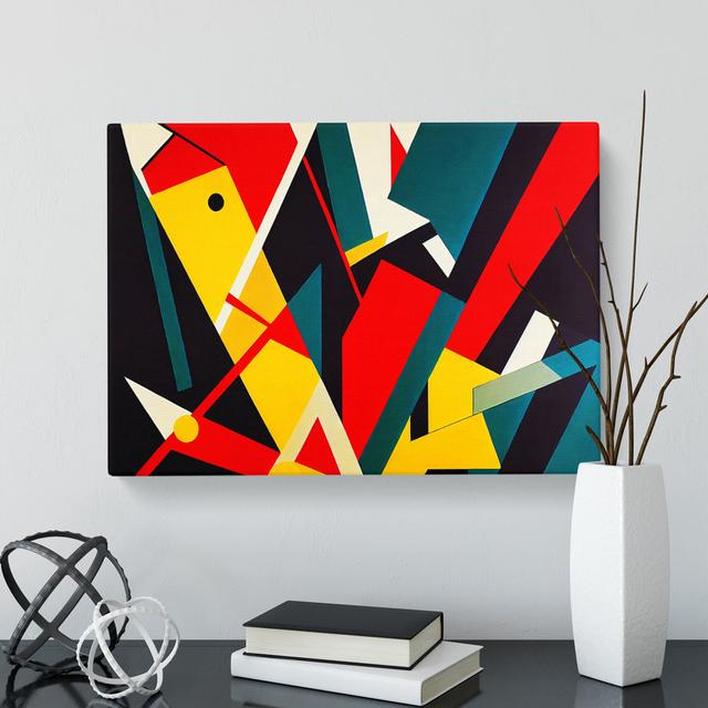 Bauhaus Vol.6 Abstract - Wrapped Canvas Graphic Art George Oliver Size: 35cm H x 50cm W x 3cm D on Productcaster.