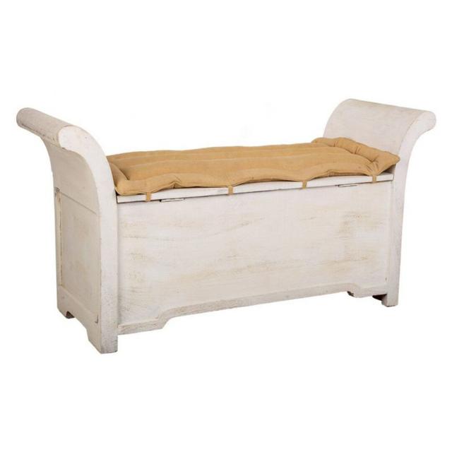 Solid Wood Storage Bench Creaciones Meg on Productcaster.