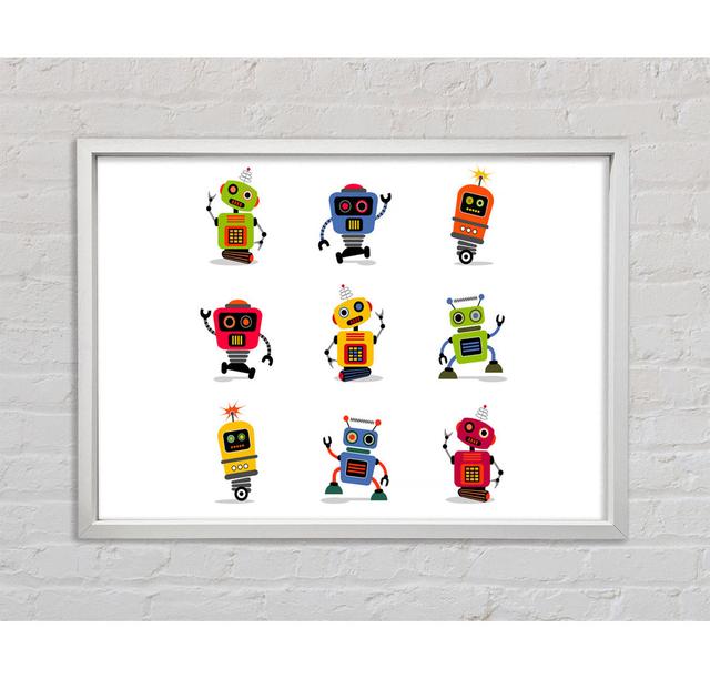 Robot Tribe - Single Picture Frame Art Prints on Canvas Bright Star Size: 59.7cm H x 84.1cm W x 3.3cm D on Productcaster.