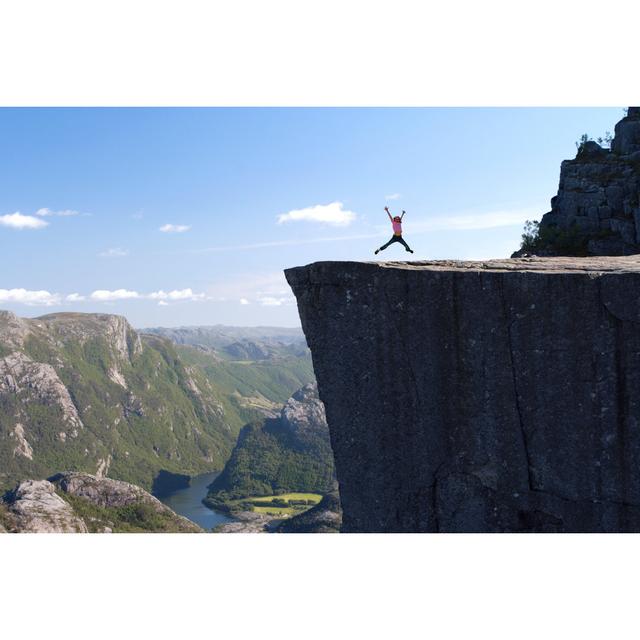 Preikestolen - Wrapped Canvas Photograph Union Rustic Size: 81cm H x 122cm W x 3.8cm D on Productcaster.