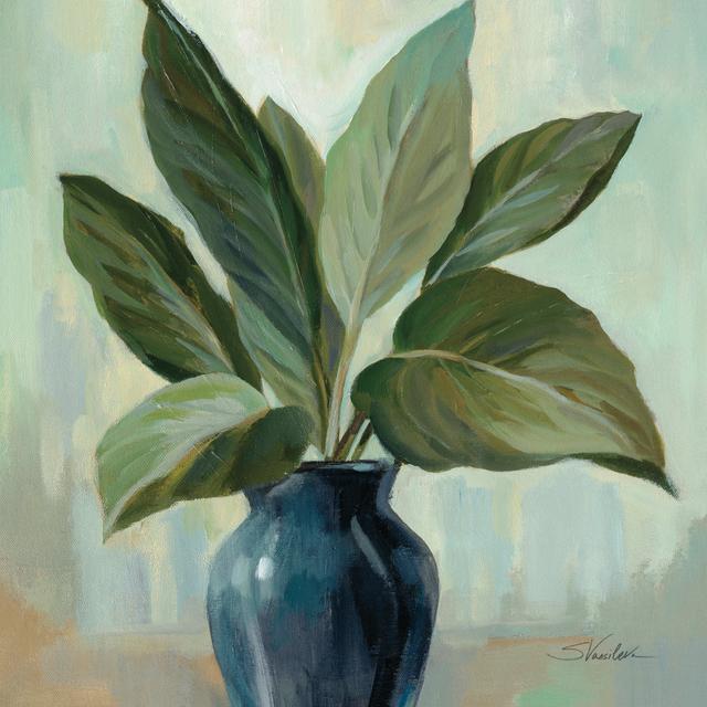 Mint And Blue Still Life by Silvia Vassileva - Wrapped Canvas Painting 17 Stories Size: 20cm H x 30cm W x 3.8cm D on Productcaster.