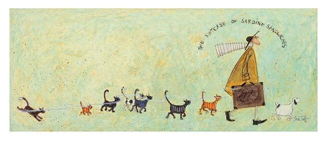 Sam Toft by Sam Toft - Picture Frame Print on Canvas East Urban Home Size: 50cm H x 100cm W x 0.01cm D, Format: Paper on Productcaster.