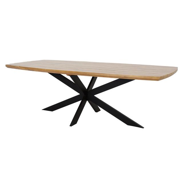 Malonne 6 - Person 240cm L Outdoor Corrigan Studio Table Top Colour: Natural on Productcaster.