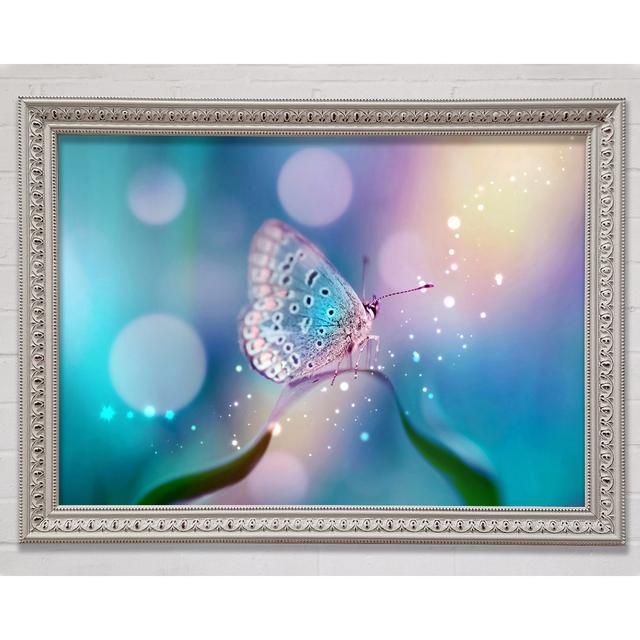 Butterfly Sparkle - Single Picture Frame Art Prints Bright Star Size: 21cm H x 29.7cm W x 3cm D on Productcaster.