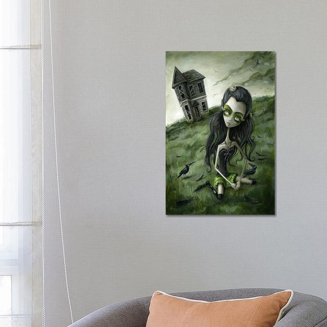 Abandoned in the Field of Crows by Megan Majewski - Wrapped Canvas Art Prints Happy Larry Size: 66.04cm H x 45.72cm W on Productcaster.