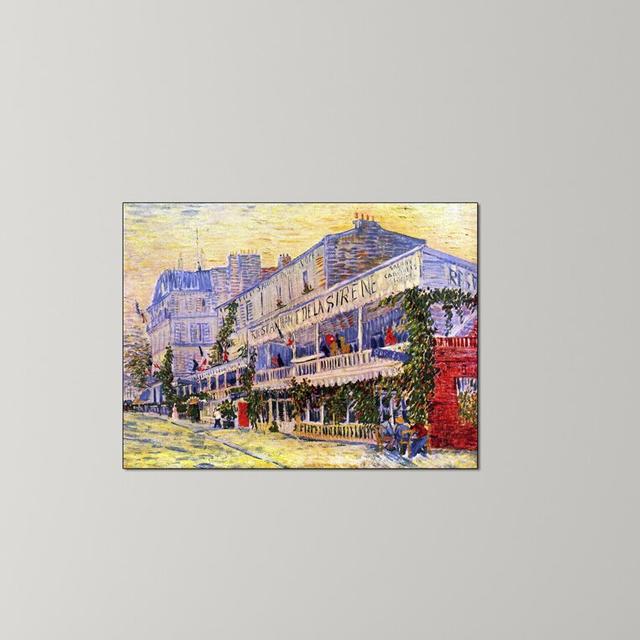 'Le restaurant de la Sirène à Asnières' by Vincent Van Gogh Painting Print Astoria Grand Size: 60cm H x 80cm W x 1.8cm D on Productcaster.