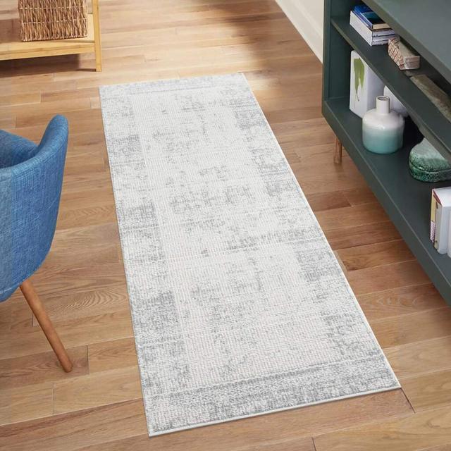 Rahwa With Border Machine Woven Area Rug 17 Stories Size: Runner 80 x 300cm on Productcaster.