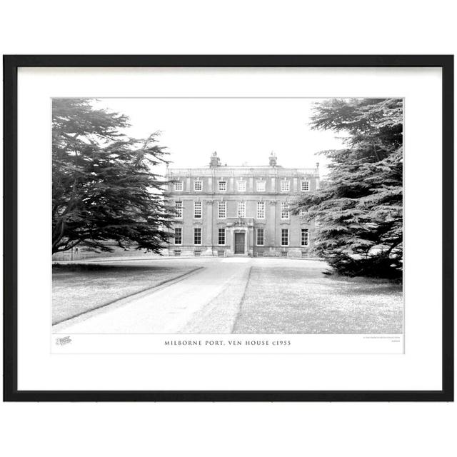 'Milborne Port, Ven House C1955' - Picture Frame Photograph Print on Paper The Francis Frith Collection Size: 60cm H x 80cm W x 2.3cm D on Productcaster.