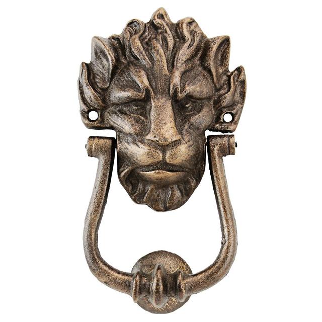 Lion Authentic Foundry Iron Door Knocker Design Toscano on Productcaster.