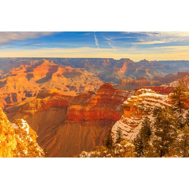 Grand Canyon In The Winter by Spondylolithesis - Wrapped Canvas Art Prints Marlow Home Co. Size: 60cm H x 90cm W on Productcaster.